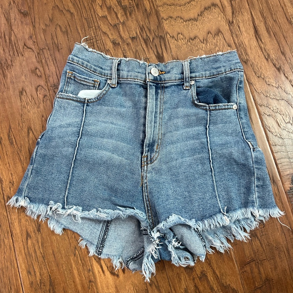 Revice star denim shorts